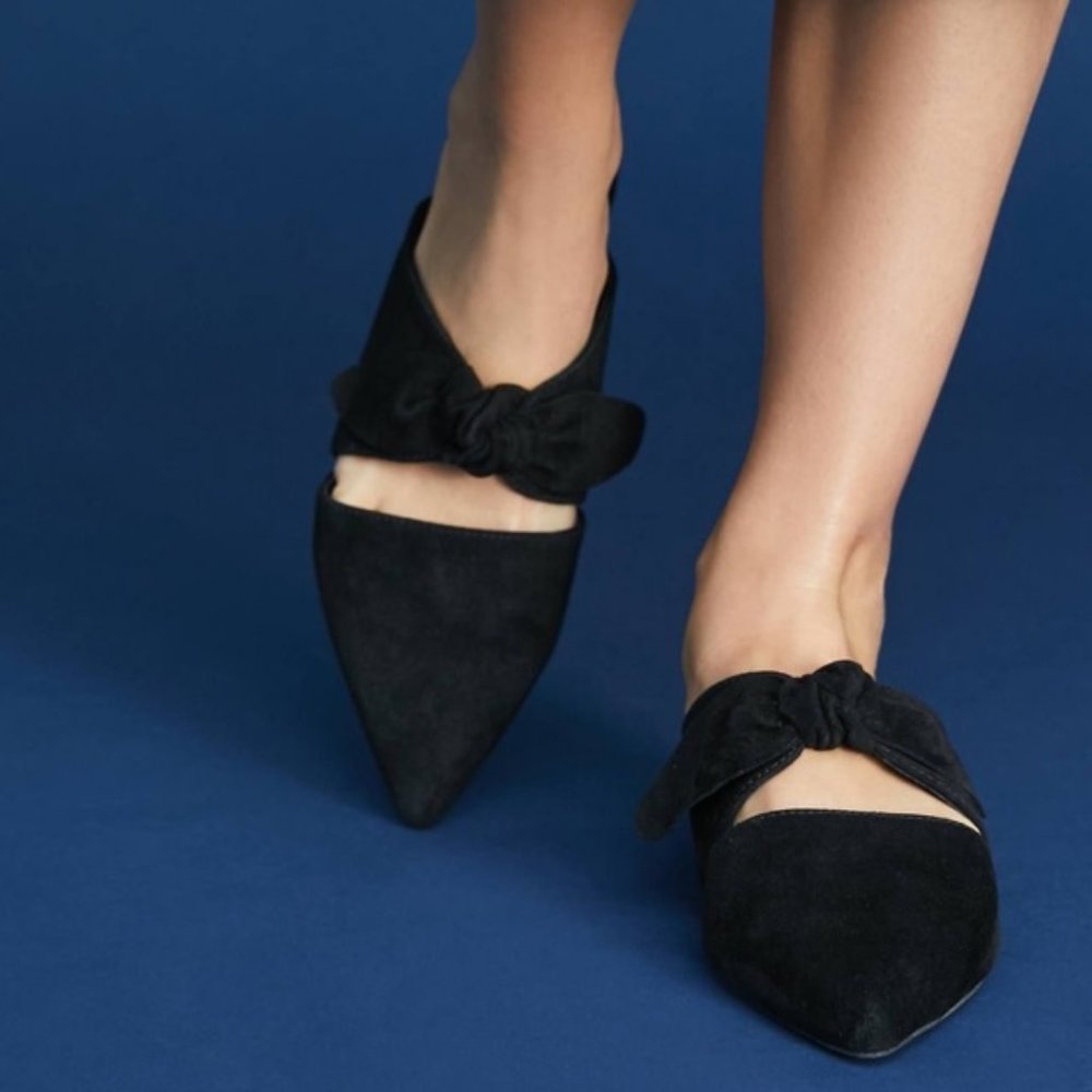 Jeffrey Campbell Charlin Mules in Black Suede Size 8
